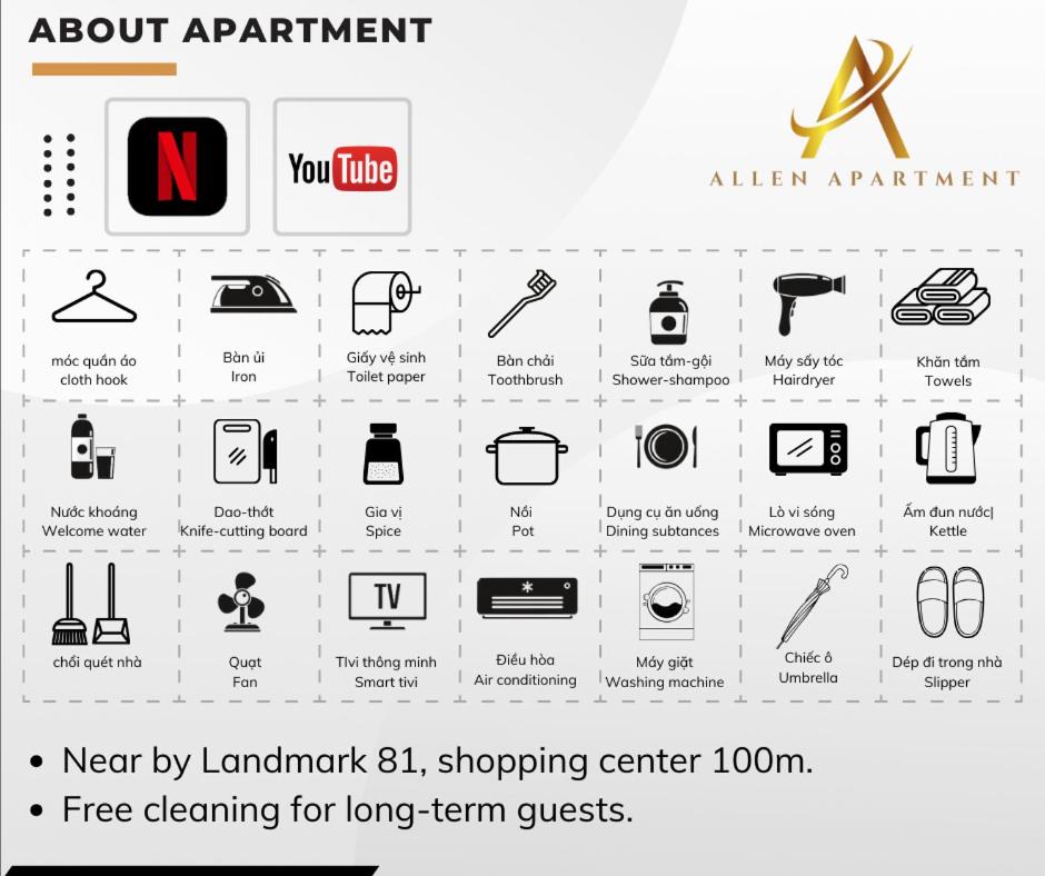 Allen luxury apartment - Vinhomes central park