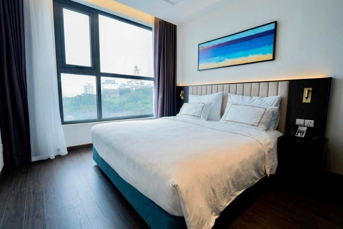Duas House #S2 Sapphire Hạ Long Căn 2 Phòng Ngủ 1 vệ sinh hướng vịnh - vòng quay mặt trời