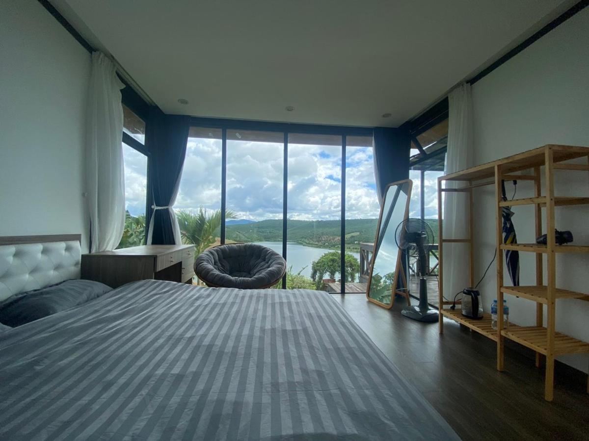 Windy house with lake view